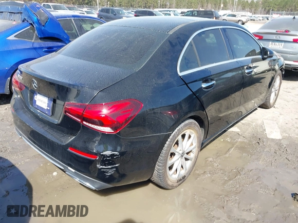 2020 Mercedes-Benz A 220 with VIN WDD3G4EB6LW037703, listed as a IAAI auction lot 41764735 with 39,717 mi miles and . Bid and sale history available at DreamBid. Image 4.