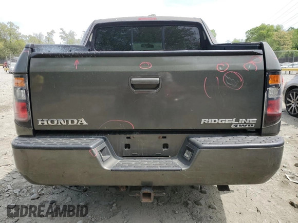 2006 Honda Ridgeline RTS z VIN 2HJYK16476H544699, wystawiony jako Copart lot #53528725 z przebiegiem 225 881 mil mil oraz Szkoda całkowita • Salvage title. Historia ofert i sprzedaży dostępna na DreamBid. Obrazek 6.