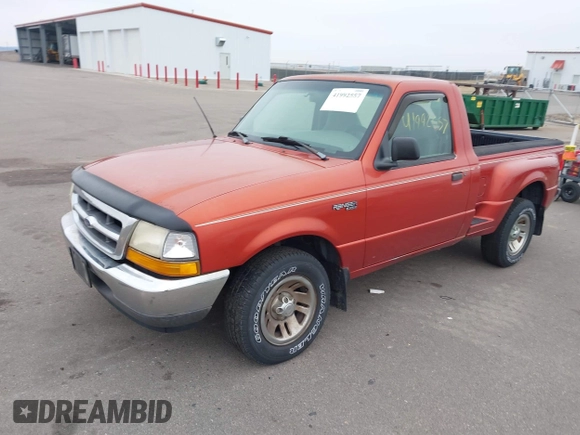1999 Ford Ranger XL with VIN 1FTYR10C1XPB07486, listed as a IAAI auction lot 41992557 with 157,681 mi miles. Bid and sale history available at carsss.com. Image 2.