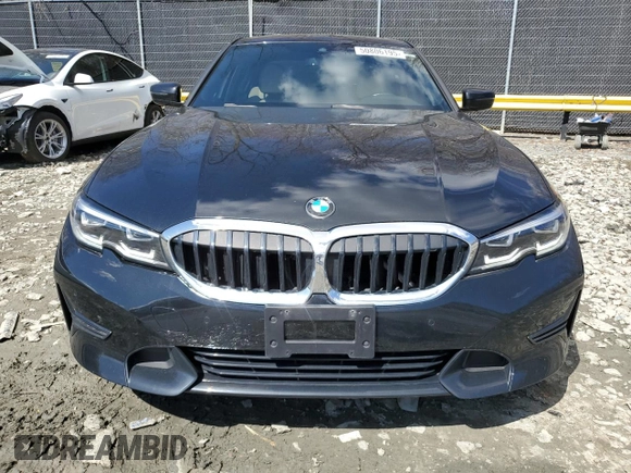 2019 BMW 3 Series 330i with VIN 3MW5R1J5XK8B00074, listed as a Copart auction lot 50806195 with 77,777 mi miles and Salvage Title. Bid and sale history available at carsss.com. Image 5.