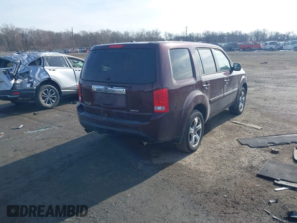 2012 Honda Pilot EX-L with VIN 5FNYF4H63CB079171, listed as a IAAI auction lot 41451786 with 135,237 mi miles. Bid and sale history available at carsss.com. Image 4.