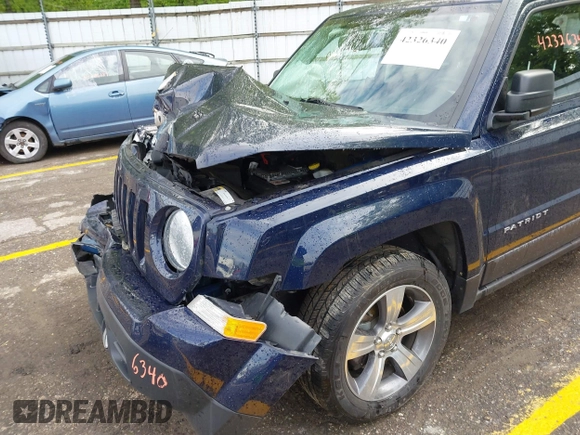 2017 Jeep Patriot High Altitude with VIN 1C4NJPFAXHD211657, listed as a IAAI auction lot 42326340 with 53,561 mi miles and . Bid and sale history available at DreamBid. Image 6.