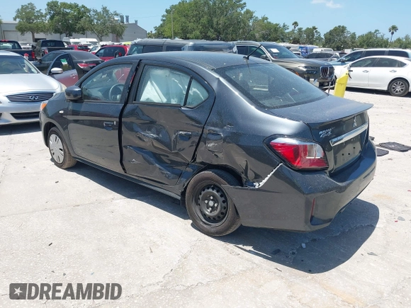 2024 Mitsubishi Mirage ES z VIN ML32FUFJ7RHF11224, wystawiony jako IAAI lot #42165793 z przebiegiem 6726 mil mil oraz . Historia ofert i sprzedaży dostępna na DreamBid. Obrazek 3.