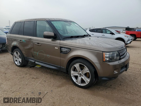2013 Land Rover Range Rover Sport HSE Lux with VIN SALSK2D42DA799459, listed as a Copart auction lot 54314655 with 122,968 mi miles and Salvage Title. Bid and sale history available at DreamBid. Image 4.