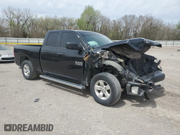 2017 Ram 1500 Express with VIN 1C6RR6FG3HS696073, listed as a Copart auction lot 51481845 with 154,147 mi miles and Salvage title. Bid and sale history available at DreamBid. Image 4.