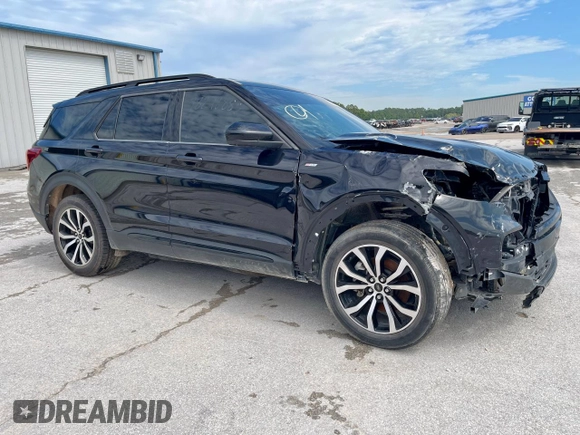 2022 Ford Explorer ST-Line z VIN 1FMSK7KH8NGA86473, wystawiony jako Copart lot #59979545 z przebiegiem 61 412 mil mil oraz Szkoda całkowita • Salvage title. Historia ofert i sprzedaży dostępna na DreamBid. Obrazek 4.