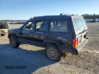 1996 Jeep Cherokee Sport with VIN 1J4FJ68SXTL274898, listed as a Copart auction lot 87676505 with 258,358 mi miles and Salvage Title. Bid and sale history available at carsss.com. Image 2.