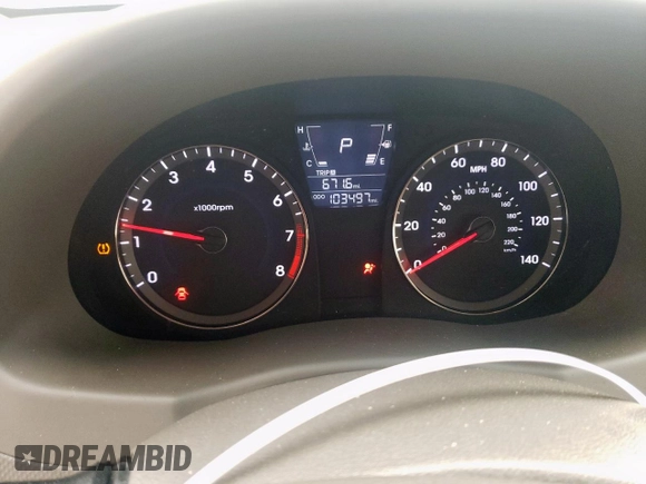 2012 Hyundai Accent GLS z VIN KMHCT4AE8CU058971, wystawiony jako Copart lot #55045825 z przebiegiem 103 497 mil mil oraz Szkody całkowita. Historia ofert i sprzedaży dostępna na DreamBid. Obrazek 9.