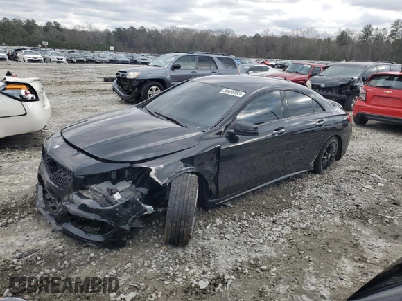 2016 Mercedes-Benz CLA with VIN WDDSJ4EB6GN337878, listed as a Copart auction lot 36466993 with 105,587 mi miles. Bid and sale history available at carsss.com. Image 1.