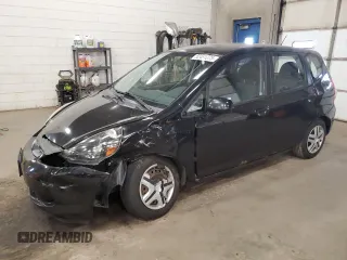 2008 Honda Fit with VIN JHMGD38438S044228, listed as a Copart auction lot 52481275 with 264,602 mi miles and Salvage Title. Bid and sale history available at carsss.com. Image 1.