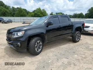 2022 Chevrolet Colorado 4WD Z71 with VIN 1GCGTDEN9N1268483, listed as a Copart auction lot 64638865 with 61,611 mi miles and Salvage title. Bid and sale history available at DreamBid. Image 1.