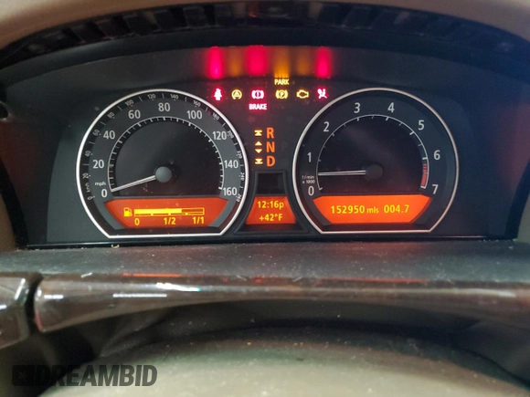 2003 BMW 7 Series with VIN WBAGN83473DK10330, listed as a Copart auction lot 54171595 with 152,950 mi miles and Clean title. Bid and sale history available at DreamBid. Image 9.