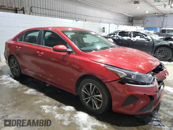 2022 Kia Forte LXS with VIN 3KPF24AD9NE495407, listed as a Copart auction lot 87884885 with 16,109 mi miles and Salvage Title. Bid and sale history available at carsss.com. Image 4.