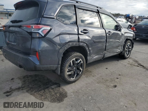 2025 Subaru Forester Limited с VIN JF2SLDNC5SH443423, выставлен на аукционе Copart как лот 50396375 с пробегом Не указан миль и Списание • Salvage title. История ставок и продаж доступна на DreamBid. Изображение 3.