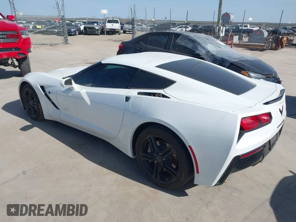 2016 Chevrolet Corvette 1LT with VIN 1G1YB2D75G5102741, listed as a IAAI auction lot 41729768 with 24,504 mi miles. Bid and sale history available at carsss.com. Image 3.
