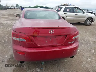 2011 Lexus IS 250 C with VIN JTHFF2C26B2514815, listed as a IAAI auction lot 42465891 with 186,673 mi miles and . Bid and sale history available at DreamBid. Image 16.
