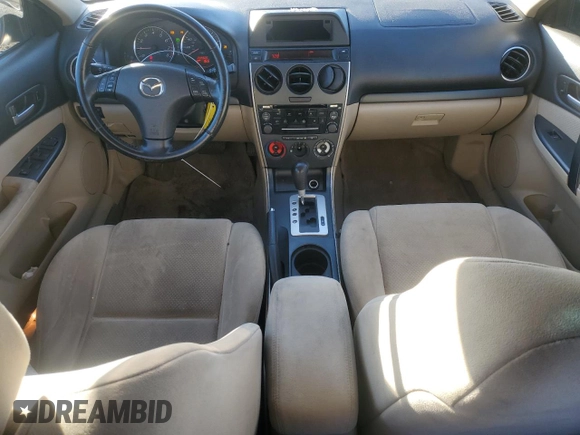 2007 Mazda 6 i Touring with VIN 1YVHP80C075M38497, listed as a Copart auction lot 42969575 with 234,505 mi miles and Salvage Title. Bid and sale history available at DreamBid. Image 8.