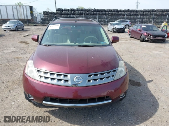 2007 Nissan Murano S with VIN JN8AZ08W77W662737, listed as a IAAI auction lot 42115990 with 98,755 mi miles and . Bid and sale history available at DreamBid. Image 12.
