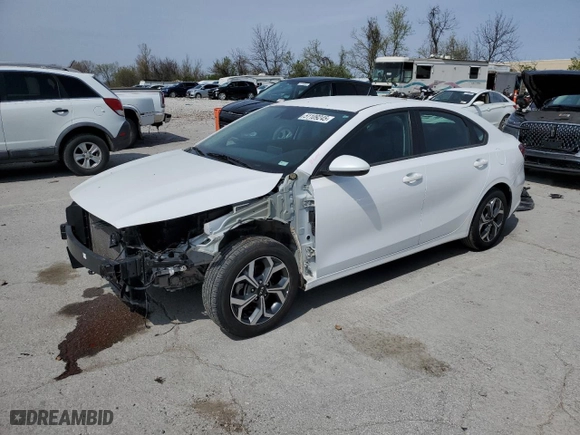 2021 Kia Forte LXS with VIN 3KPF24AD8ME382238, listed as a Copart auction lot 51109245 with 58,807 mi miles and Salvage Title. Bid and sale history available at carsss.com. Image 1.