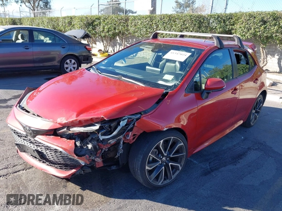 2020 Toyota Corolla Hatchback XSE with VIN JTNC4RBE5L3073569, listed as a IAAI auction lot 41347024 with 52,458 mi miles. Bid and sale history available at carsss.com. Image 17.