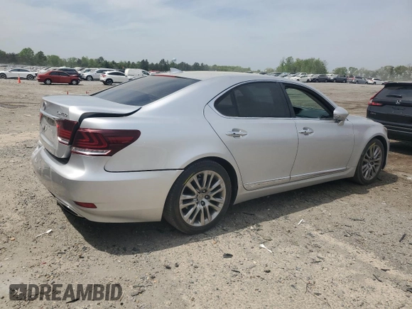2017 Lexus LS 460 with VIN JTHBL5EF7H5143941, listed as a Copart auction lot 54297805 with 120,222 mi miles and Salvage title. Bid and sale history available at DreamBid. Image 3.