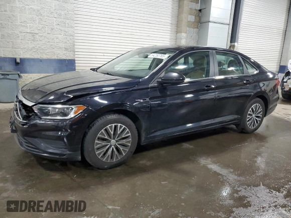2019 Volkswagen Jetta SEL z VIN 3VWE57BU2KM005035, wystawiony jako Copart lot #54250765 z przebiegiem 134 881 mil mil oraz Szkoda całkowita • Salvage title. Historia ofert i sprzedaży dostępna na DreamBid. Obrazek 1.