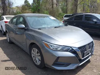 2020 Nissan Sentra S with VIN 3N1AB8BV2LY222901, listed as a IAAI auction lot 42122487 with 64,551 mi miles. Bid and sale history available at carsss.com. Image 6.