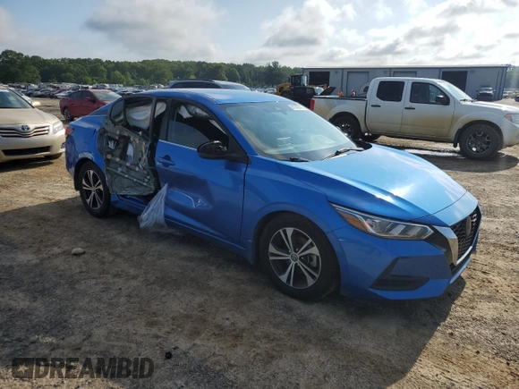 2020 Nissan Sentra SV with VIN 3N1AB8CV4LY223031, listed as a Copart auction lot 61343315 with 120,547 mi miles and Salvage title. Bid and sale history available at DreamBid. Image 4.