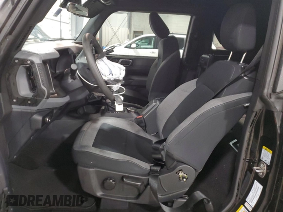 2023 Ford Bronco with VIN 1FMDE5AH7PLB26901, listed as a Copart auction lot 43171395 with 9,934 mi miles and Salvage title. Bid and sale history available at DreamBid. Image 7.