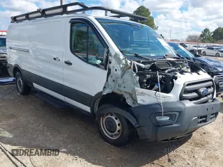 2020 Ford Transit Cargo with VIN 1FTYE1Y89LKA52806, listed as a IAAI auction lot 41528000 with 70,947 mi miles and . Bid and sale history available at DreamBid. Image 1.