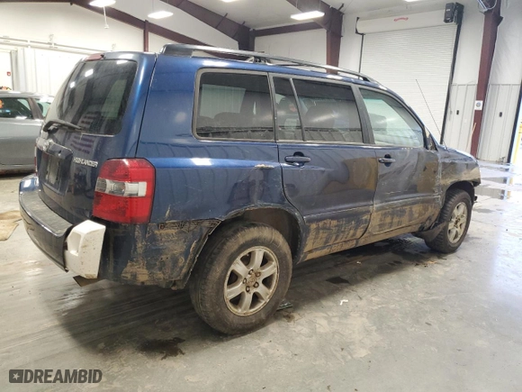 2006 Toyota Highlander with VIN JTEHP21A660178825, listed as a Copart auction lot 87909235 with 249,152 mi miles and Salvage Title. Bid and sale history available at carsss.com. Image 3.