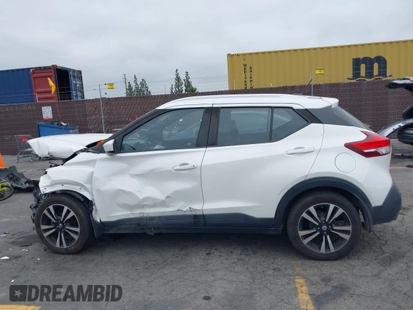 2020 Nissan Kicks SV with VIN 3N1CP5CV6LL503278, listed as a IAAI auction lot 42283410 with 30,639 mi miles and . Bid and sale history available at DreamBid. Image 14.