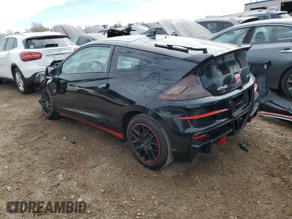 2012 Honda CR-Z with VIN JHMZF1C41CS000770, listed as a Copart auction lot 75680624 with 130,918 mi miles and Salvage Title. Bid and sale history available at carsss.com. Image 2.