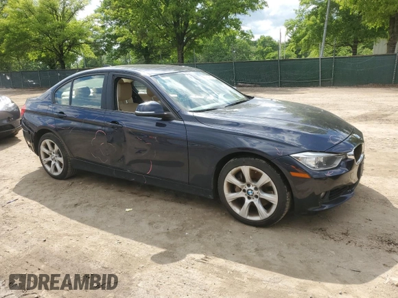 2014 BMW 3 Series 335i xDrive with VIN WBA3B9G5XENR91857, listed as a Copart auction lot 57070825 with 79,866 mi miles and Salvage title. Bid and sale history available at DreamBid. Image 4.