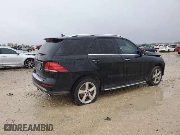 2018 Mercedes-Benz GLE 350 with VIN 4JGDA5JBXJB159234, listed as a Copart auction lot 50811915 with 95,090 mi miles and Salvage title. Bid and sale history available at DreamBid. Image 3.
