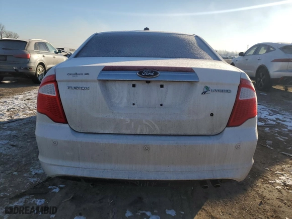 2011 Ford Fusion Hybrid with VIN 3FADP0L34BR340473, listed as a Copart auction lot 42306435 with 110,545 mi miles and Salvage Title. Bid and sale history available at carsss.com. Image 6.