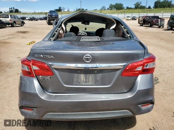 2019 Nissan Sentra with VIN 3N1AB7AT7KY205524, listed as a Copart auction lot 68183054 with Not provided miles and Non repairable. Bid and sale history available at DreamBid. Image 6.