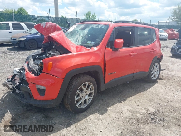 2020 Jeep Renegade Altitude z VIN ZACNJABB6LPL11581, wystawiony jako IAAI lot #42225447 z przebiegiem Nie podano mil oraz . Historia ofert i sprzedaży dostępna na DreamBid. Obrazek 2.