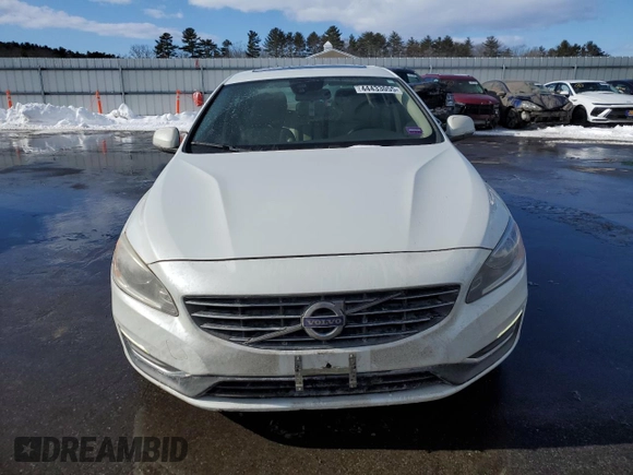 2015 Volvo S60 T5 Premier with VIN YV1612TBXF1316485, listed as a Copart auction lot 44433055 with 86,162 mi miles and Salvage Title. Bid and sale history available at carsss.com. Image 5.