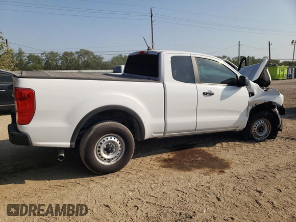 2023 Ford Ranger XL with VIN 1FTER1EH0PLE25825, listed as a Copart auction lot 66909024 with 31,779 mi miles and Non repairable. Bid and sale history available at DreamBid. Image 3.