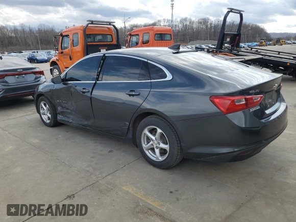 2017 Chevrolet Malibu LS with VIN 1G1ZB5ST2HF231392, listed as a Copart auction lot 49700975 with 69,921 mi miles and Salvage Title. Bid and sale history available at DreamBid. Image 2.