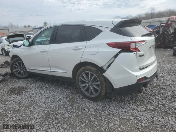 2021 Acura RDX w/Technology Package with VIN 5J8TC1H51ML017972, listed as a Copart auction lot 42872795 with 63,279 mi miles and Salvage Title. Bid and sale history available at carsss.com. Image 2.