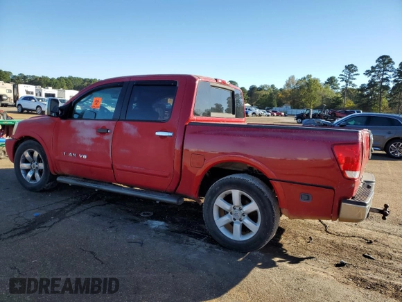 2008 Nissan Titan SE with VIN 1N6BA07D38N333416, listed as a Copart auction lot 81398794 with Not Provided miles and Clean Title. Bid and sale history available at DreamBid. Image 2.