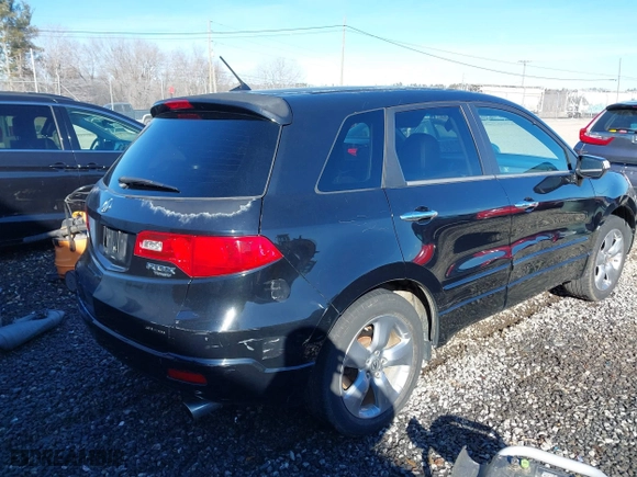 2007 Acura RDX with VIN 5J8TB18257A005378, listed as a IAAI auction lot 41431266 with 195,077 mi miles. Bid and sale history available at carsss.com. Image 4.