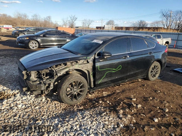 2017 Ford Fusion SE with VIN 3FA6P0H78HR412319, listed as a Copart auction lot 47195935 with 118,123 mi miles and Salvage Title. Bid and sale history available at carsss.com. Image 1.