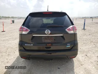 2014 Nissan Rogue SV with VIN 5N1AT2MT5EC805568, listed as a Copart auction lot 52109045 with 184,033 mi miles and Salvage Title. Bid and sale history available at carsss.com. Image 6.