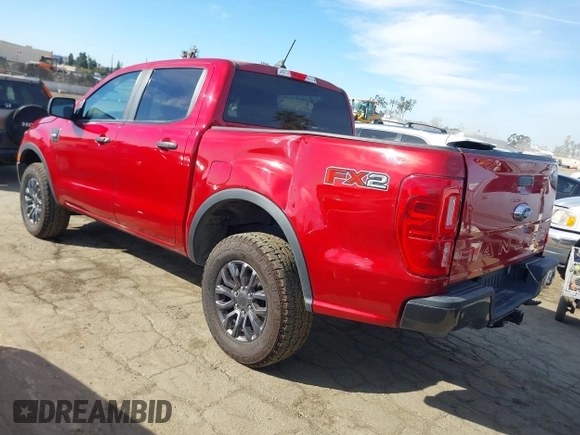 2021 Ford Ranger XL with VIN 1FTER4EH5MLD23952, listed as a IAAI auction lot 41654865 with 44,713 mi miles. Bid and sale history available at carsss.com. Image 3.