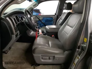2011 Toyota Sequoia SR5 with VIN 5TDBY5G16BS048406, listed as a Copart auction lot 46434295 with 136,739 mi miles and Salvage Title. Bid and sale history available at carsss.com. Image 7.