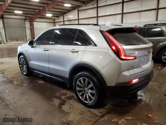 2020 Cadillac XT4 AWD Sport with VIN 1GYFZFR40LF092215, listed as a Copart auction lot 44363945 with 100,675 mi miles and Salvage Title. Bid and sale history available at carsss.com. Image 2.
