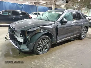 2023 Genesis GV70 2.5T with VIN KMUMADTB5PU110917, listed as a Copart auction lot 84968214 with 28,697 mi miles and Salvage Title. Bid and sale history available at carsss.com. Image 1.